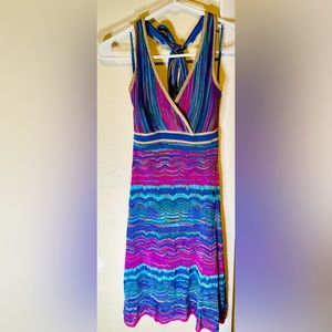 Vintage Y2K Guess Knit Halter Dress .. Sz Small